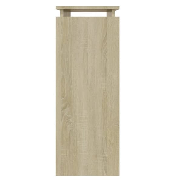 The Living Store Konsolipöytä Sonoma-tammi 80x30x80 cm tekninen puu -  Apupöydät