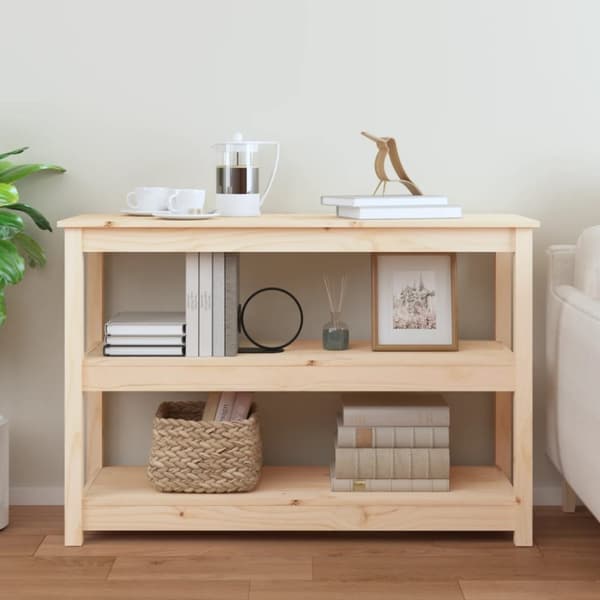 The Living Store konsolbord 110x40x74 cm massivt fyrretræ - Sideborde
