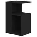 Miniatyrbillede 3 af 8: The Living Store sidebord 36x30x56 cm konstrueret træ sort -  Sideborde