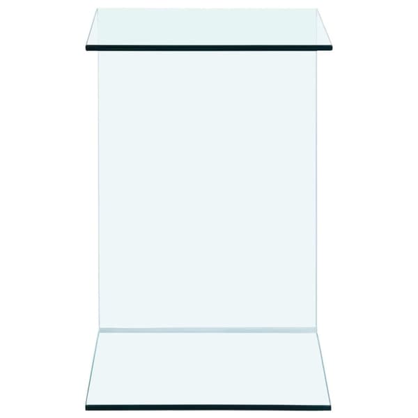 The Living Store sidebord 40x40x60 cm hærdet glas - Sideborde