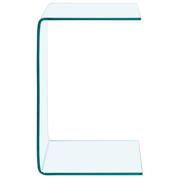The Living Store sidebord 40x40x60 cm hærdet glas - Sideborde