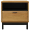 Miniatyrbillede 6 af 11: The Living Store sidebord FLAM 50x50x50 cm massivt fyrretræ -  Sideborde