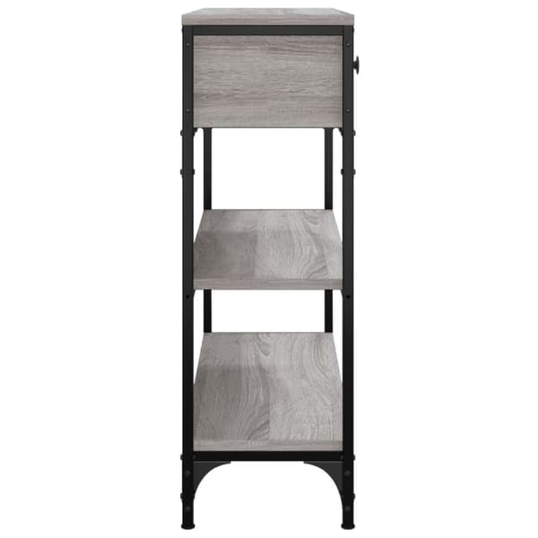 The Living Store konsolbord 72,5x25x75 cm konstrueret træ grå sonoma-eg -  Sideborde