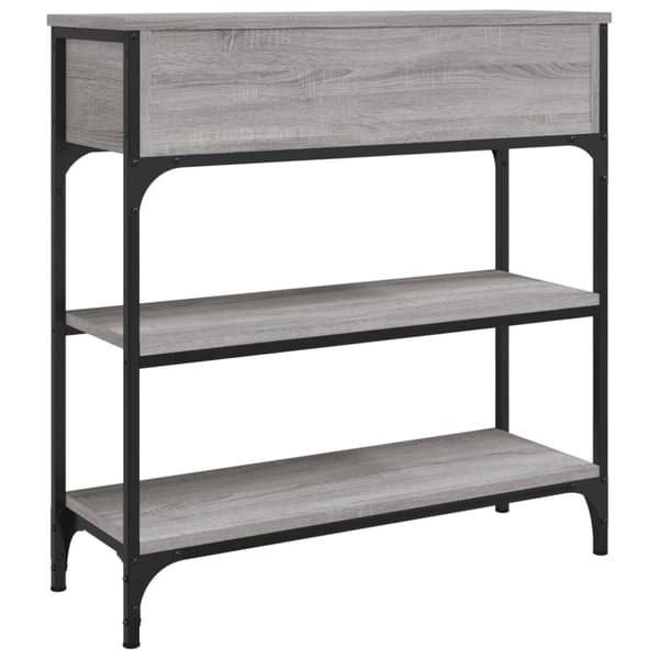 The Living Store konsolbord 72,5x25x75 cm konstrueret træ grå sonoma-eg -  Sideborde