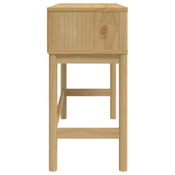 The Living Store konsolbord FLORO 89,5x36,5x73 cm massivt fyrretræ gyldenbrun - Sideborde