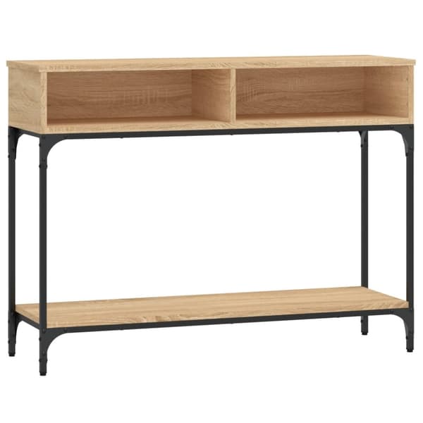 The Living Store Sohvapöytä Sonoma-tammi 100x30,5x75 cm tekninen puu -  Apupöydät