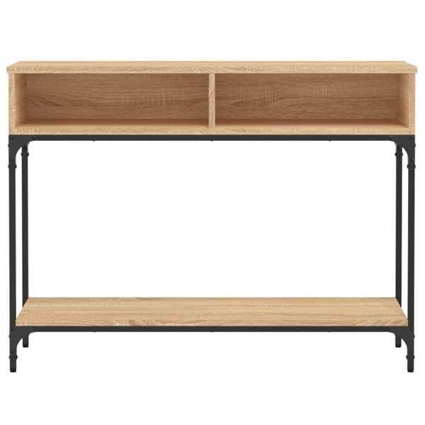 The Living Store Sohvapöytä Sonoma-tammi 100x30,5x75 cm tekninen puu -  Apupöydät
