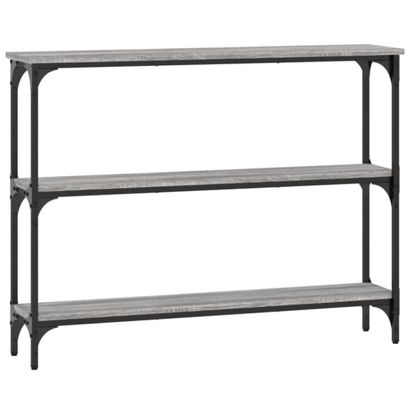 The Living Store konsolbord 100x22,5x75 cm konstrueret træ grå sonoma-eg -  Sideborde