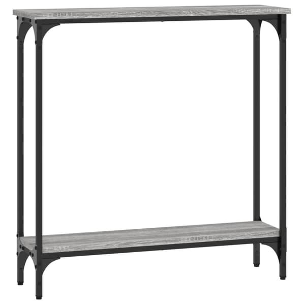 The Living Store konsolbord 75x22,5x75 cm konstrueret træ grå sonoma-eg -  Sideborde