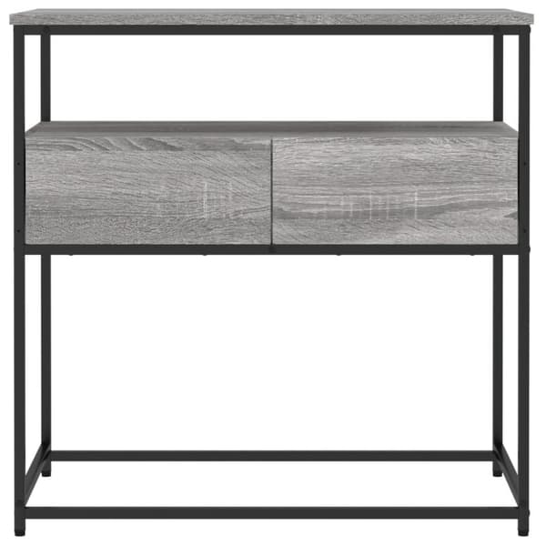 The Living Store Konsolipöytä harmaa Sonoma 75x40x75 cm tekninen puu -  Apupöydät