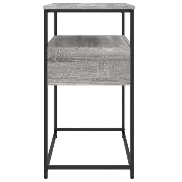 The Living Store Konsolipöytä harmaa Sonoma 75x40x75 cm tekninen puu -  Apupöydät