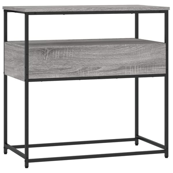 The Living Store Konsolipöytä harmaa Sonoma 75x40x75 cm tekninen puu -  Apupöydät