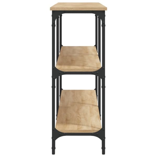 The Living Store konsolbord 200x29x75 cm konstrueret træ sonoma-eg - Sideborde