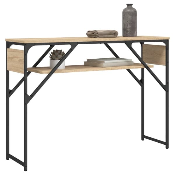 The Living Store Sohvapöytä Sonoma-tammi 105x30x75 cm tekninen puu -  Apupöydät