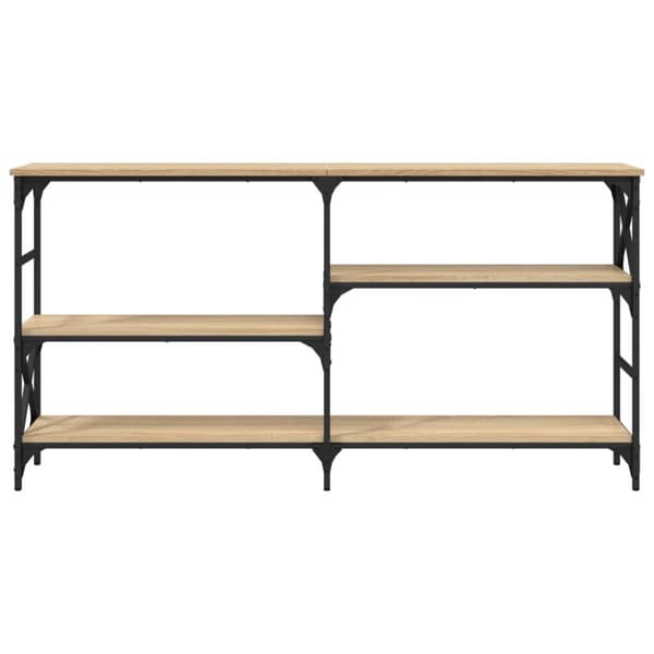 The Living Store konsolbord 150x29x76,5 cm konstrueret træ sonoma-eg -  Sideborde