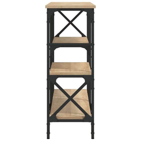The Living Store konsolbord 150x29x76,5 cm konstrueret træ sonoma-eg -  Sideborde