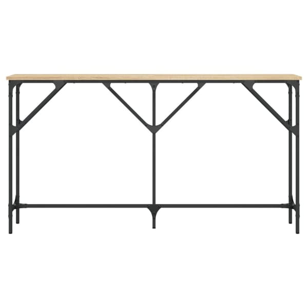 The Living Store Avlastningsbord sonoma ek 140x23x75 cm konstruerat trä -  Avlastningsbord