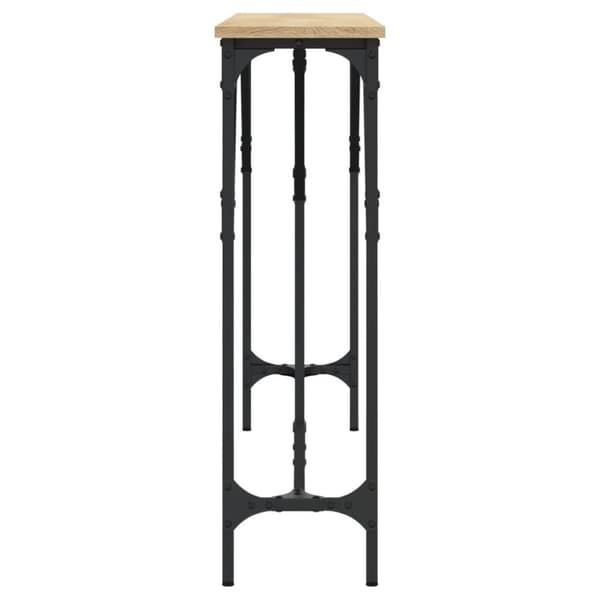 The Living Store Avlastningsbord sonoma ek 140x23x75 cm konstruerat trä -  Avlastningsbord
