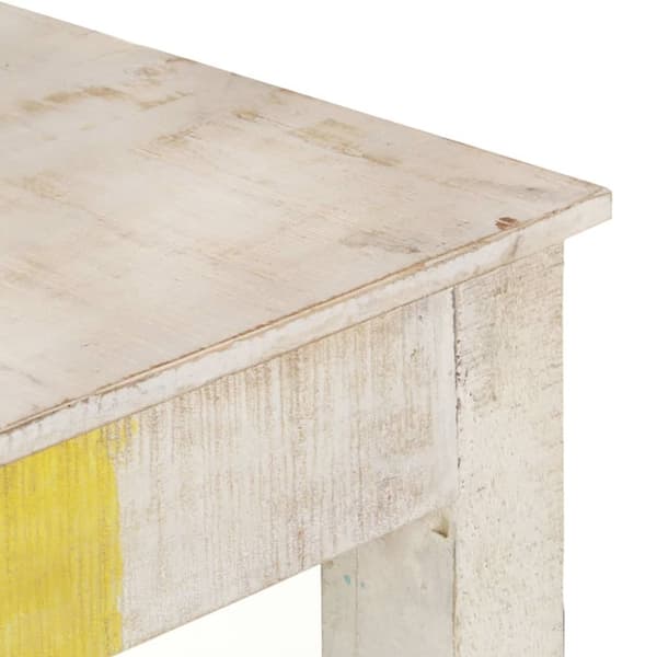 Sideborde - Living konsolbord 115x35x77 cm ru mangotræ hvid
