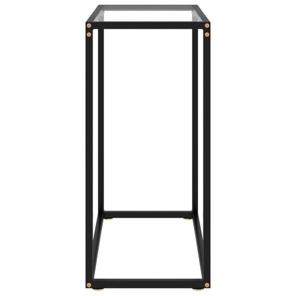 Sideborde - Living konsolbord 60x35x75 cm hærdet glas transparent