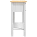 Miniatyrbillede 5 af 11: Sideborde - Living konsolbord Corona-serien 90x34,5x73 cm mexicansk fyrretræ hvid