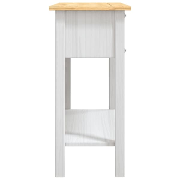 Sideborde - Living konsolbord Corona-serien 90x34,5x73 cm mexicansk fyrretræ hvid
