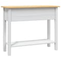 Miniatyrbillede 7 af 11: Sideborde - Living konsolbord Corona-serien 90x34,5x73 cm mexicansk fyrretræ hvid