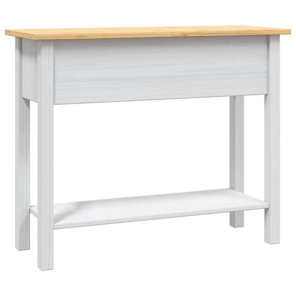 Sideborde - Living konsolbord Corona-serien 90x34,5x73 cm mexicansk fyrretræ hvid
