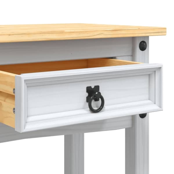 Sideborde - Living konsolbord Corona-serien 90x34,5x73 cm mexicansk fyrretræ hvid