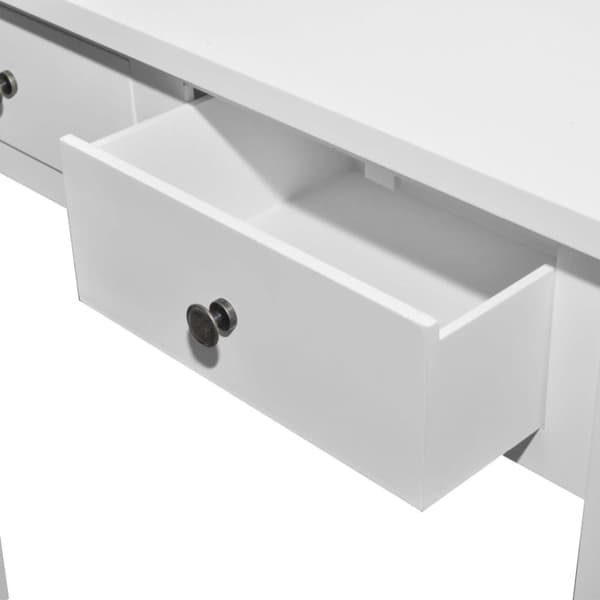 Sideborde - Living konsolbord med to skuffer hvid