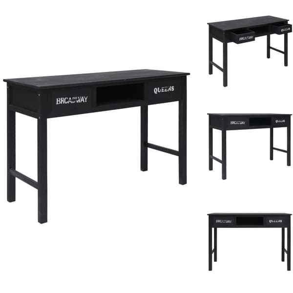 Sideborde - Living konsolbord 110 x 45 x 76 cm træ sort