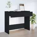 Pikkukuva 4 / 11: Apupöydät - Living Konsolipöytä musta 90x36x75 cm tekninen puu