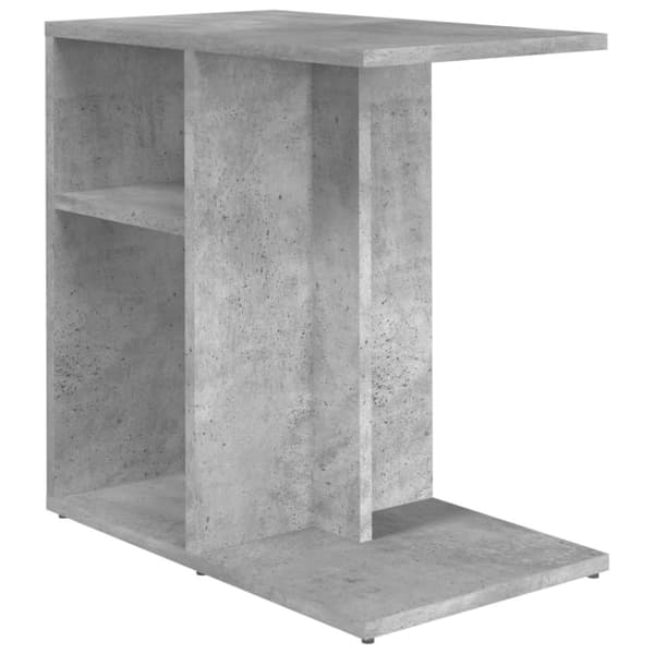 Apupöydät - Living Sivupöytä betoninharmaa 50x30x50 cm tekninen puu