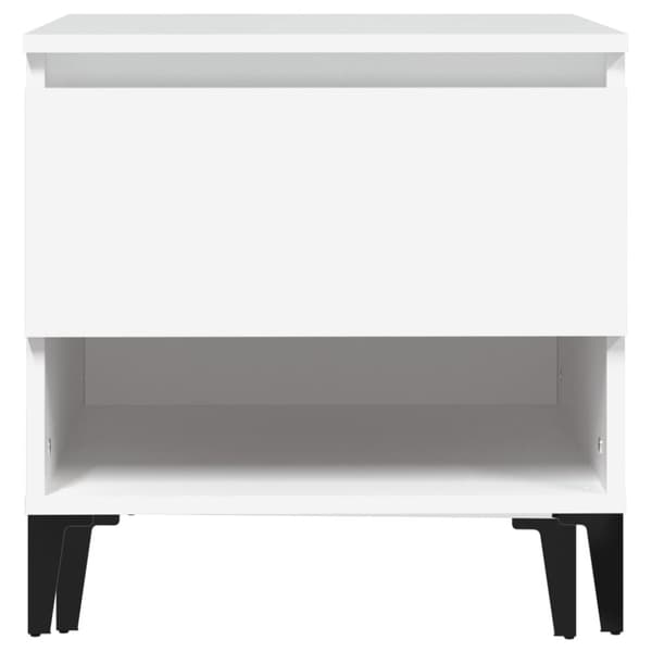 Sideborde - Living sideborde 2 stk. 50x46x50 cm konstrueret træ hvid