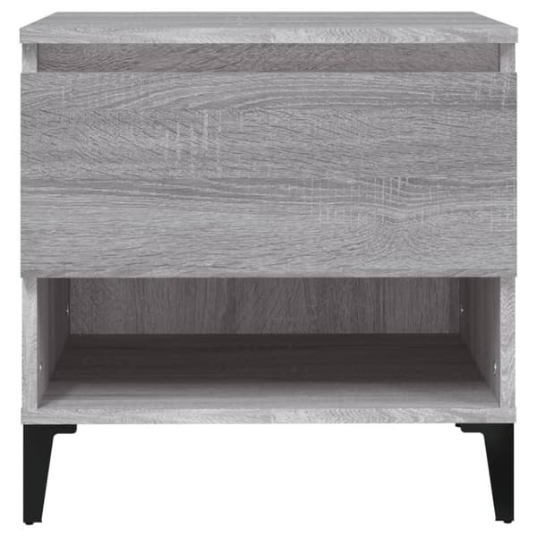 Apupöydät - Living Sivupöydät 2 kpl harmaa Sonoma 50x46x50 cm tekninen puu