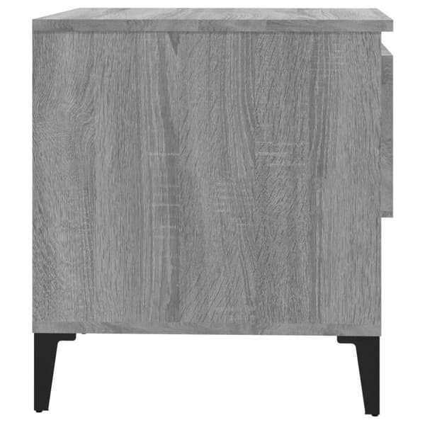 Apupöydät - Living Sivupöydät 2 kpl harmaa Sonoma 50x46x50 cm tekninen puu