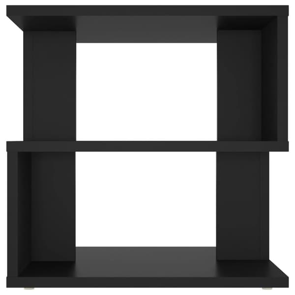 Sideborde - Living sidebord 40x40x40 cm konstrueret træ sort