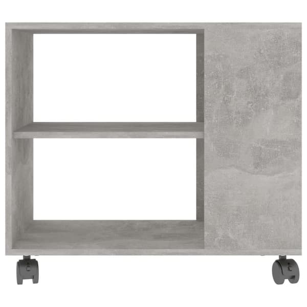Apupöydät - Living Sivupöytä betoninharmaa 70x35x55 cm tekninen puu