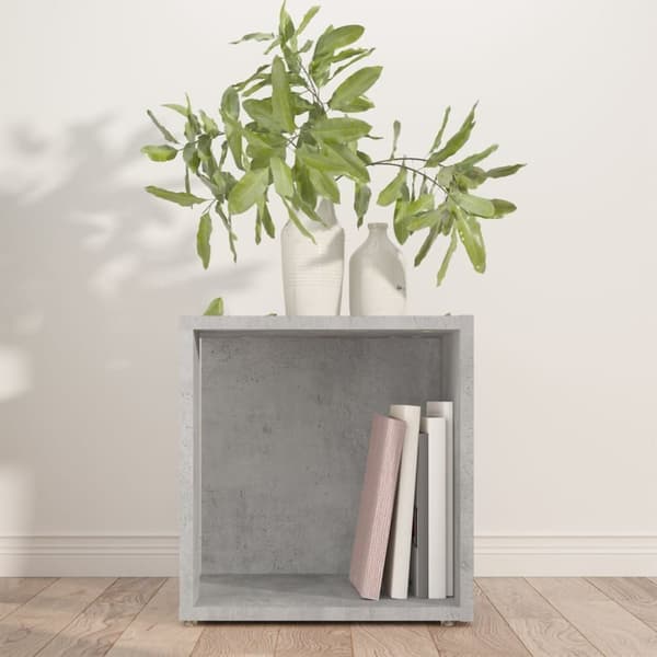 Sideborde - Living sidebord 33x33x34,5 cm spånplade betongrå