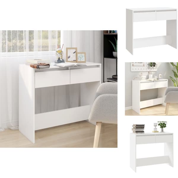 Sideborde - Living konsolbord 89x41x76,5 cm stål hvid