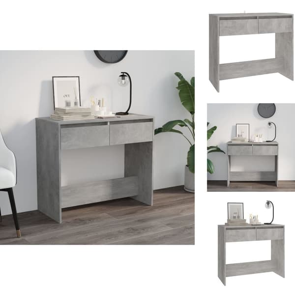 Sideborde - Living konsolbord 89x41x76,5 cm stål betongrå
