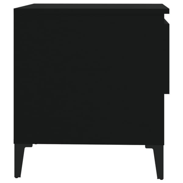 Sideborde - Living sideborde 2 stk. 50x46x50 cm konstrueret træ sort