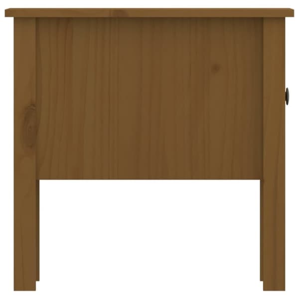 Apupöydät - Living Sivupöydät 2 kpl hunajanruskea 50x50x49 cm täysi mänty