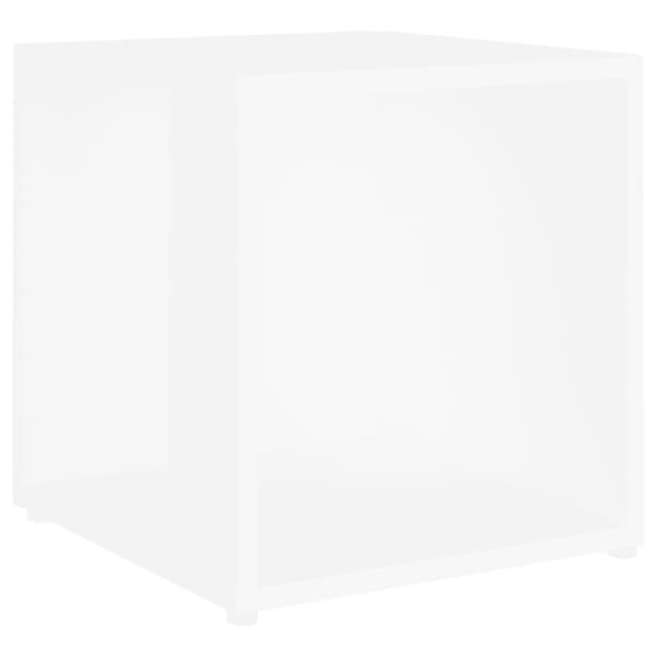 Sideborde - Living sidebord 33x33x34,5 cm konstrueret træ hvid