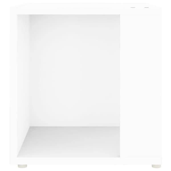 Sideborde - Living sidebord 33x33x34,5 cm konstrueret træ hvid