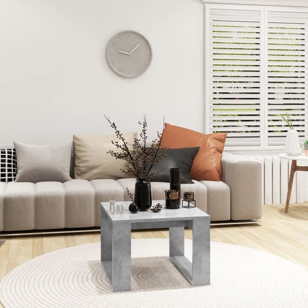Sideborde - Living sidebord 50x50x35 cm spånplade betongrå