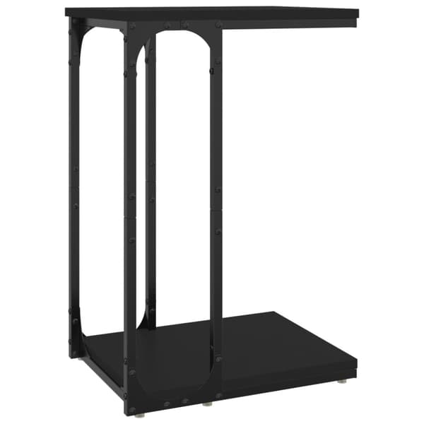 Sideborde - Living sidebord 40x30x60 cm konstrueret træ sort