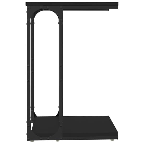 Sideborde - Living sidebord 40x30x60 cm konstrueret træ sort