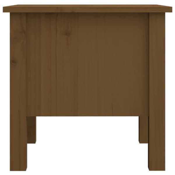 Sideborde - Living sideborde 2 stk. 40x40x39 cm massivt fyrretræ gyldenbrun