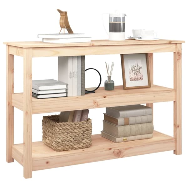 Avlastningsbord - Living Konsolbord 110x40x74 cm massiv furu